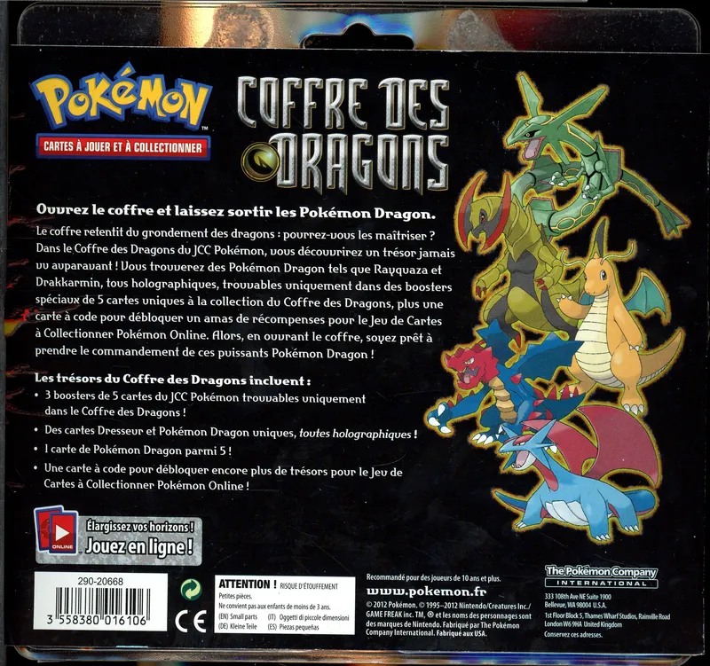 Tripack Noir & Blanc Coffre des Dragons