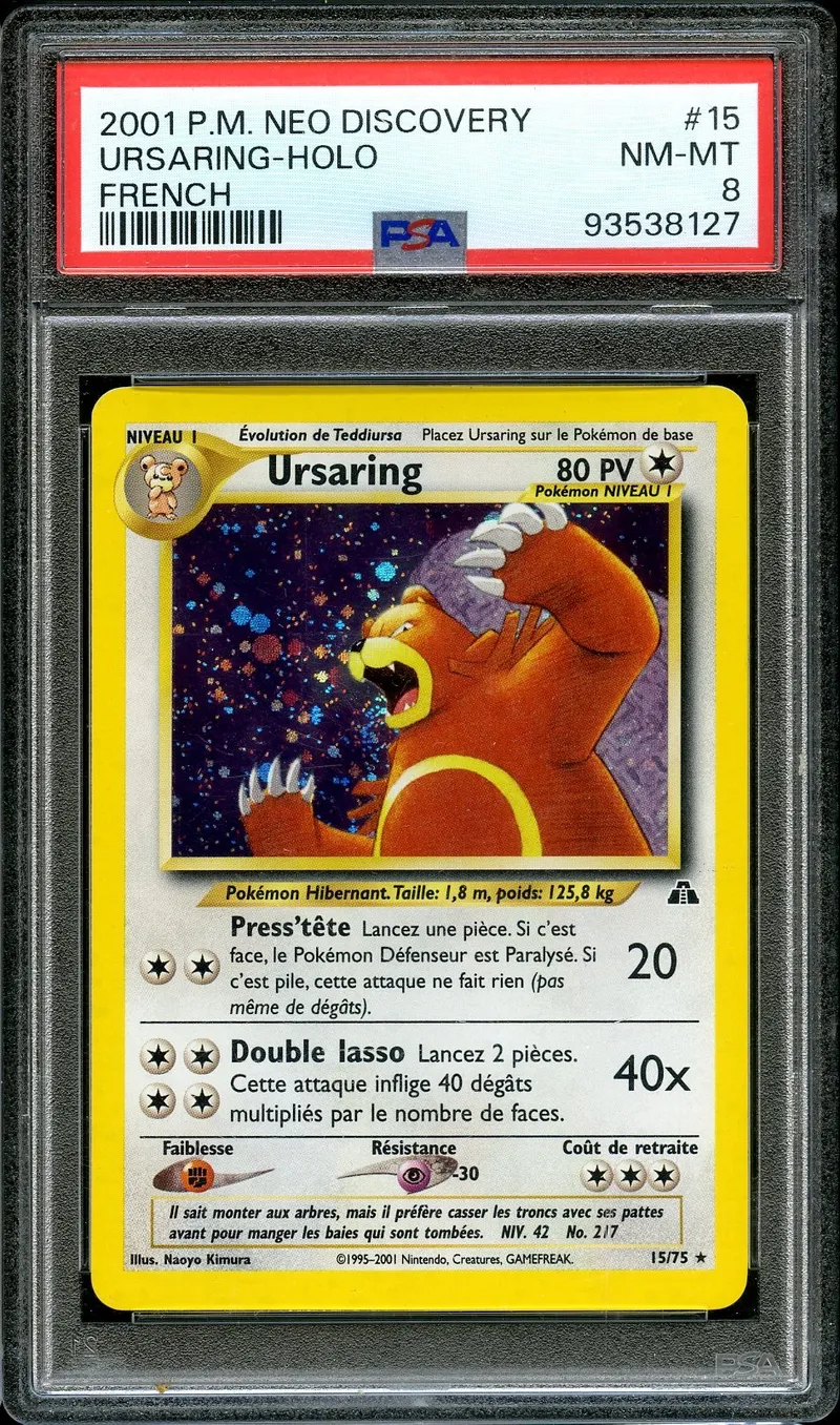 PSA 8 Ursaring Holo