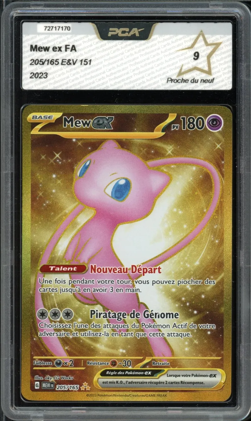 PCA 9 Mew Ex Gold