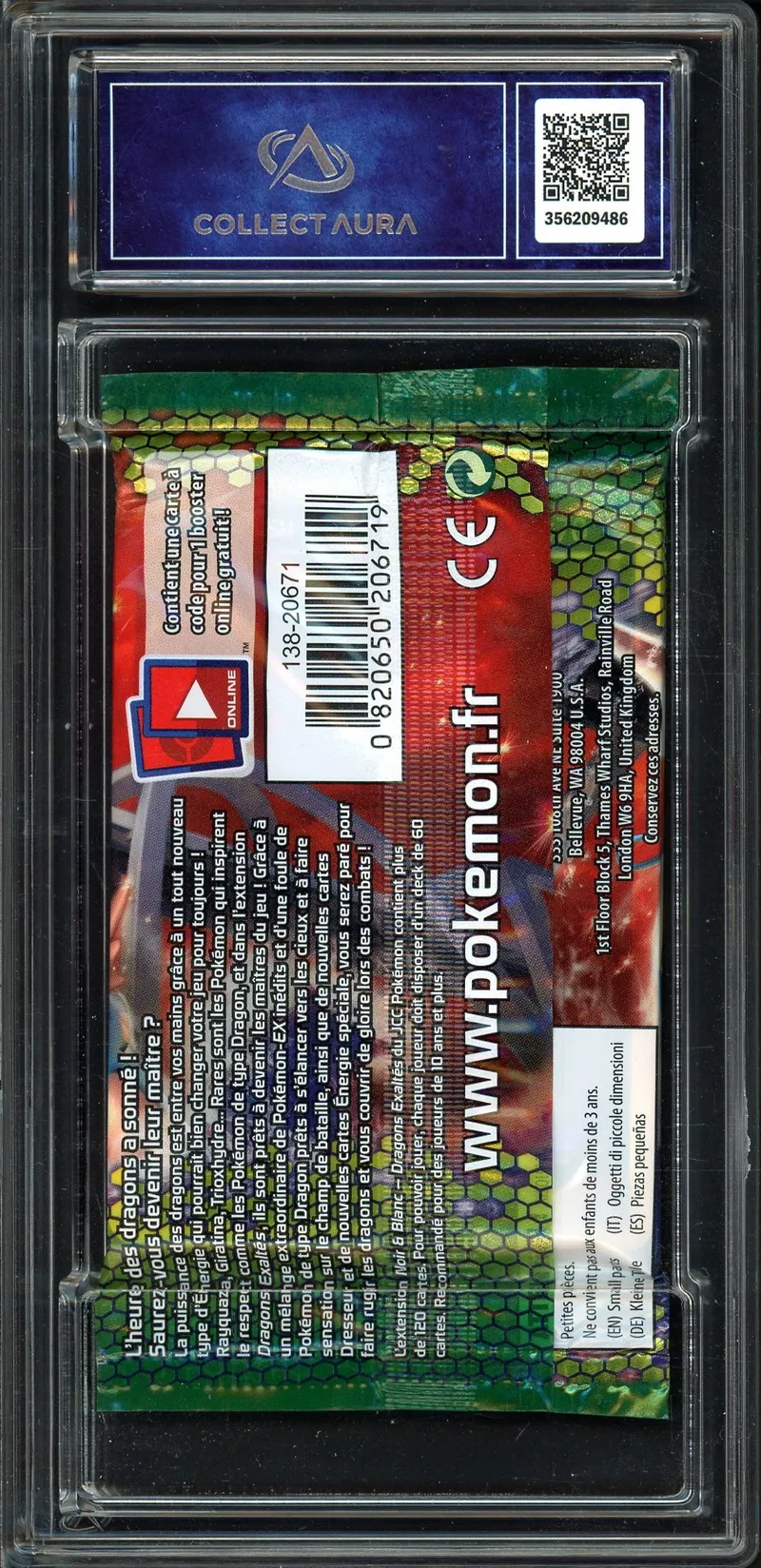 CA 7 Booster Noir & Blanc Dragons Exaltés
