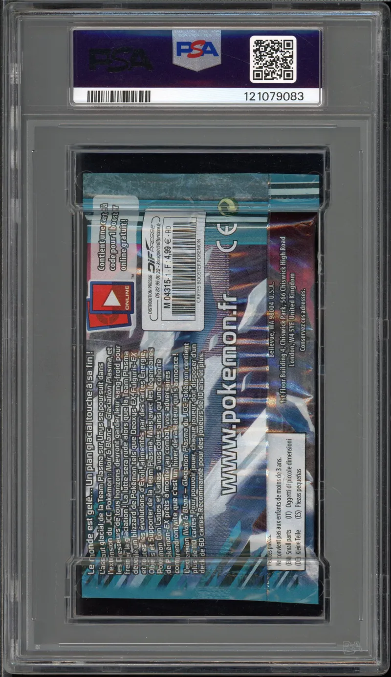 PSA 8 Booster Noir & Blanc Glaciation Plasma