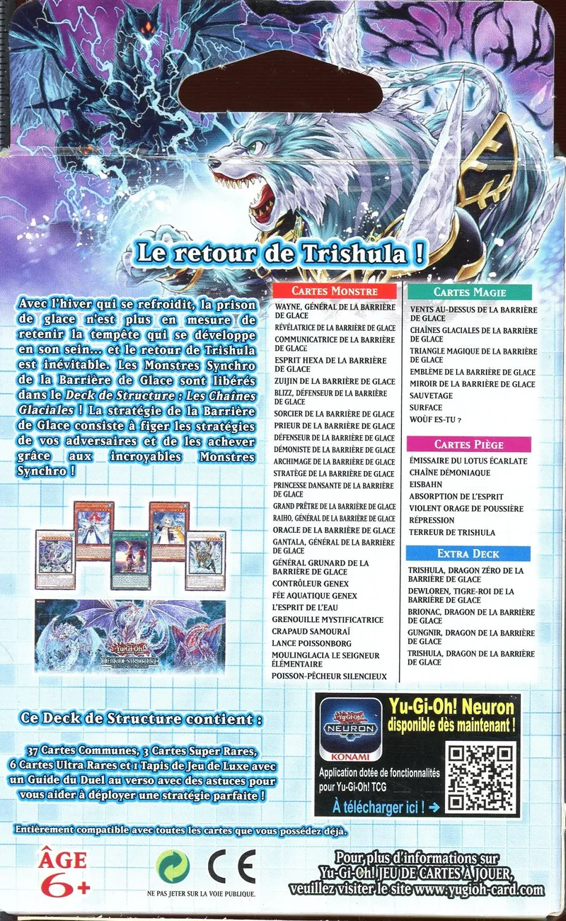 Deck de Structure Les Chaines Glaciales