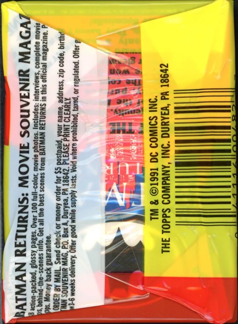 Booster Topps : Batman Returns