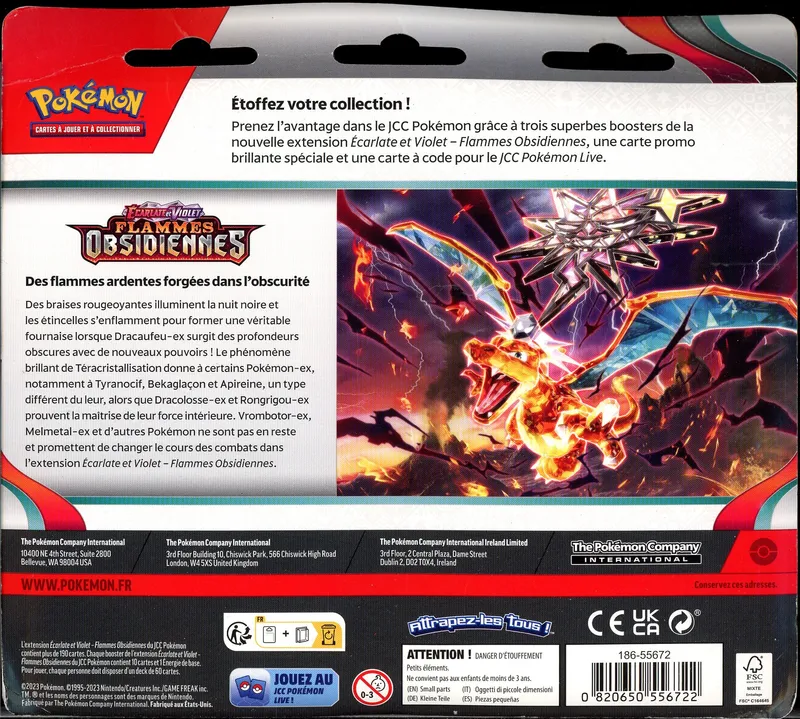 Tripack EV3 Flammes Obsidiennes