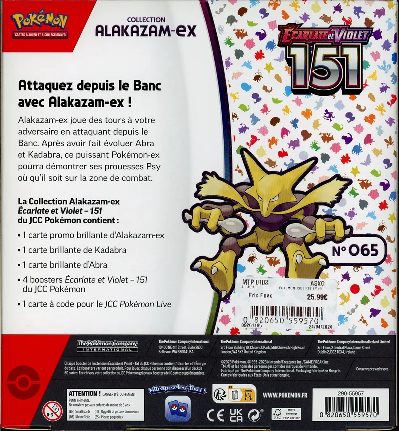 Coffret EV3.5 151 Alakazam Ex
