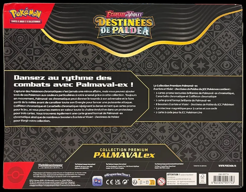 Coffret EV4.5 Destinées de Paldea Palmaval Ex