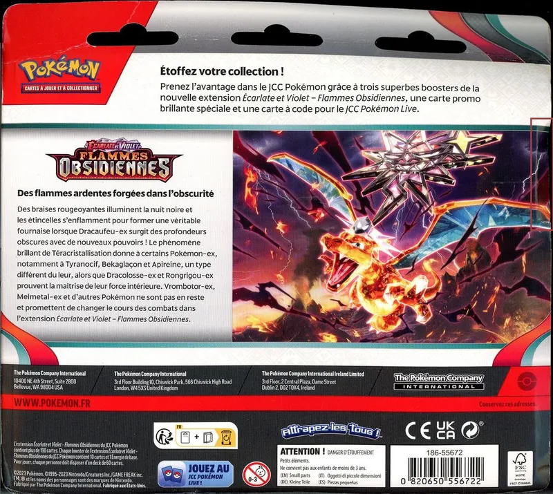 Tripack EV3 Flammes Obsidiennes