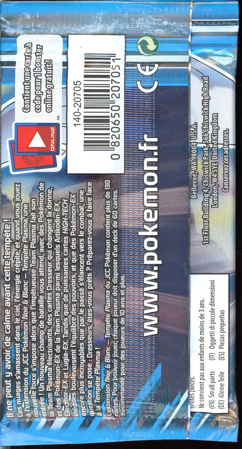 Booster Noir & Blanc : Tempête Plasma