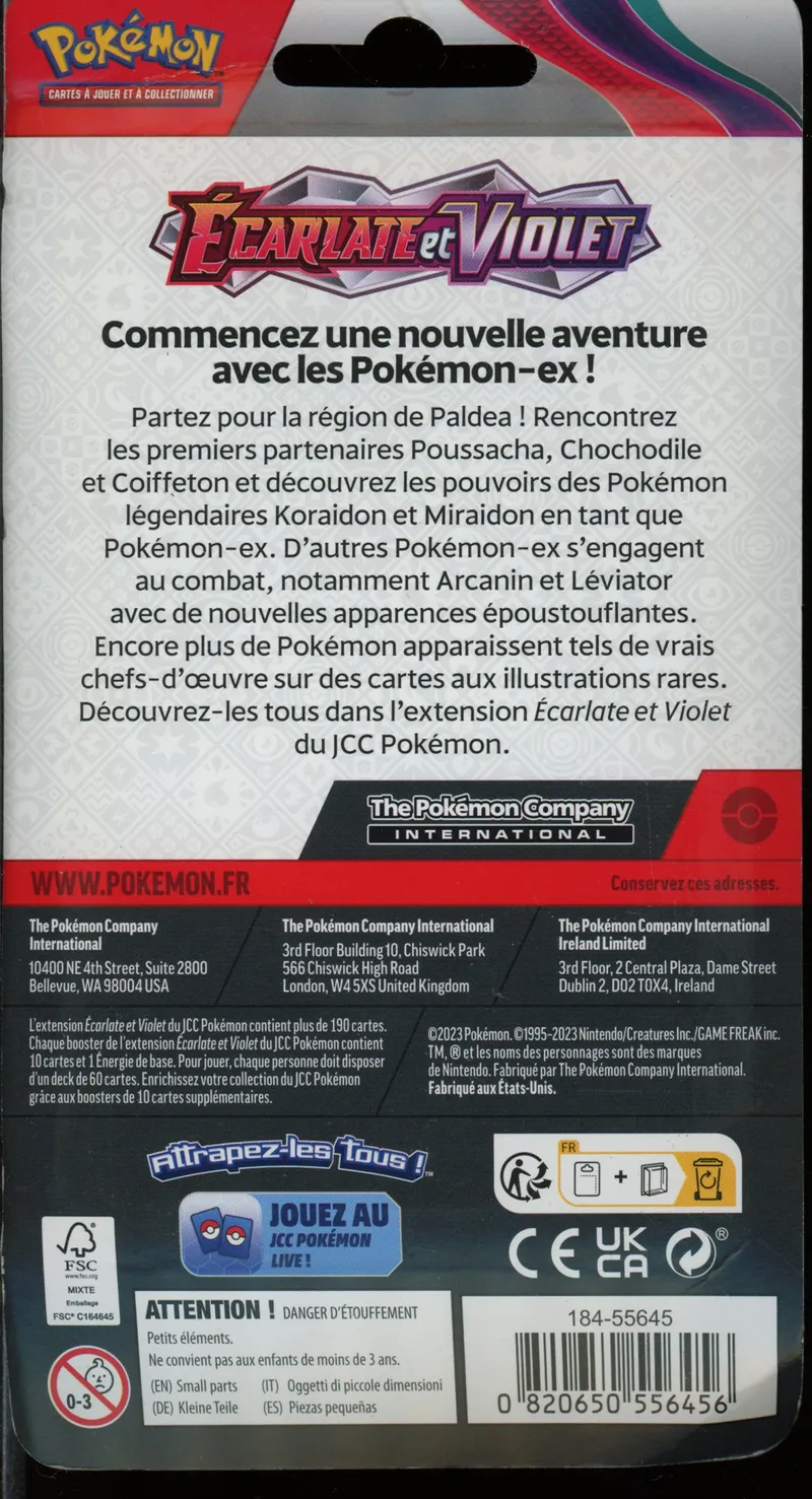 Booster Blister EV1 Ecarlate & Violet