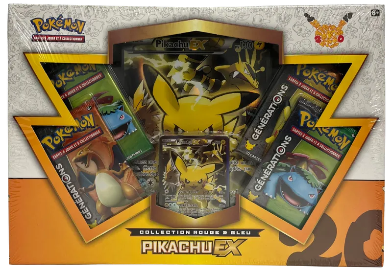 Coffret Collection XY Rouge et Bleu Pikachu Ex