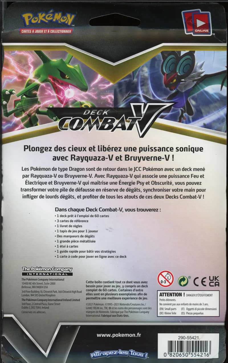 Deck Epée & Bouclier Rayquaza V