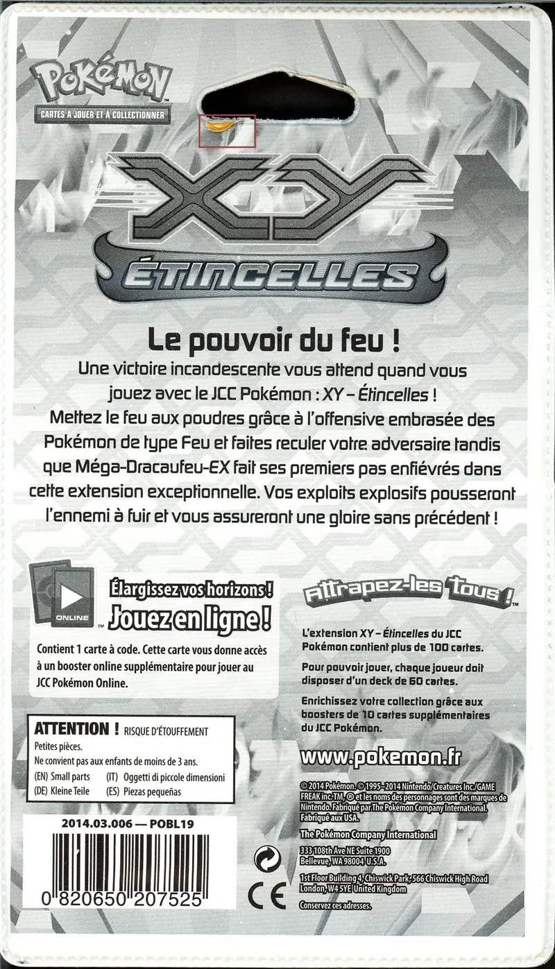 Booster Blister XY Etincelles