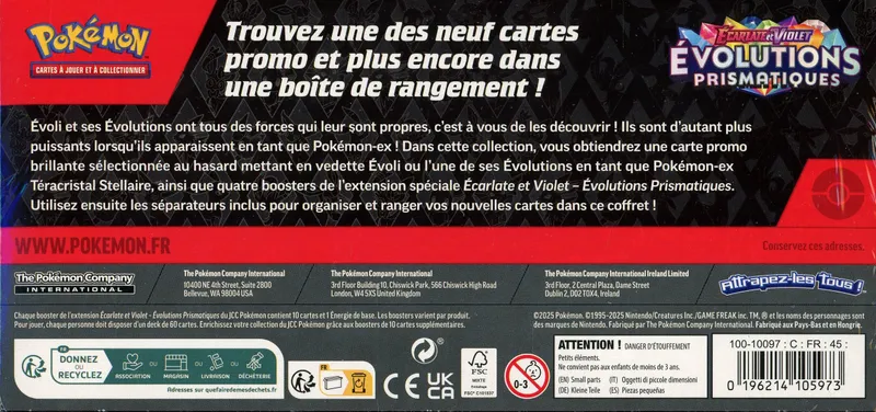 Boîte Surprise EV8.5 Evolutions Prismatiques