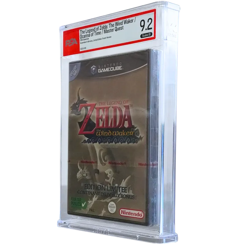 PSA 9.2 The Legend of Zelda : The Wind Waker / Ocarina of Time / Master Quiet