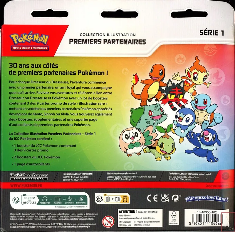 Coffret Collection Illustration Premiers Partenaires