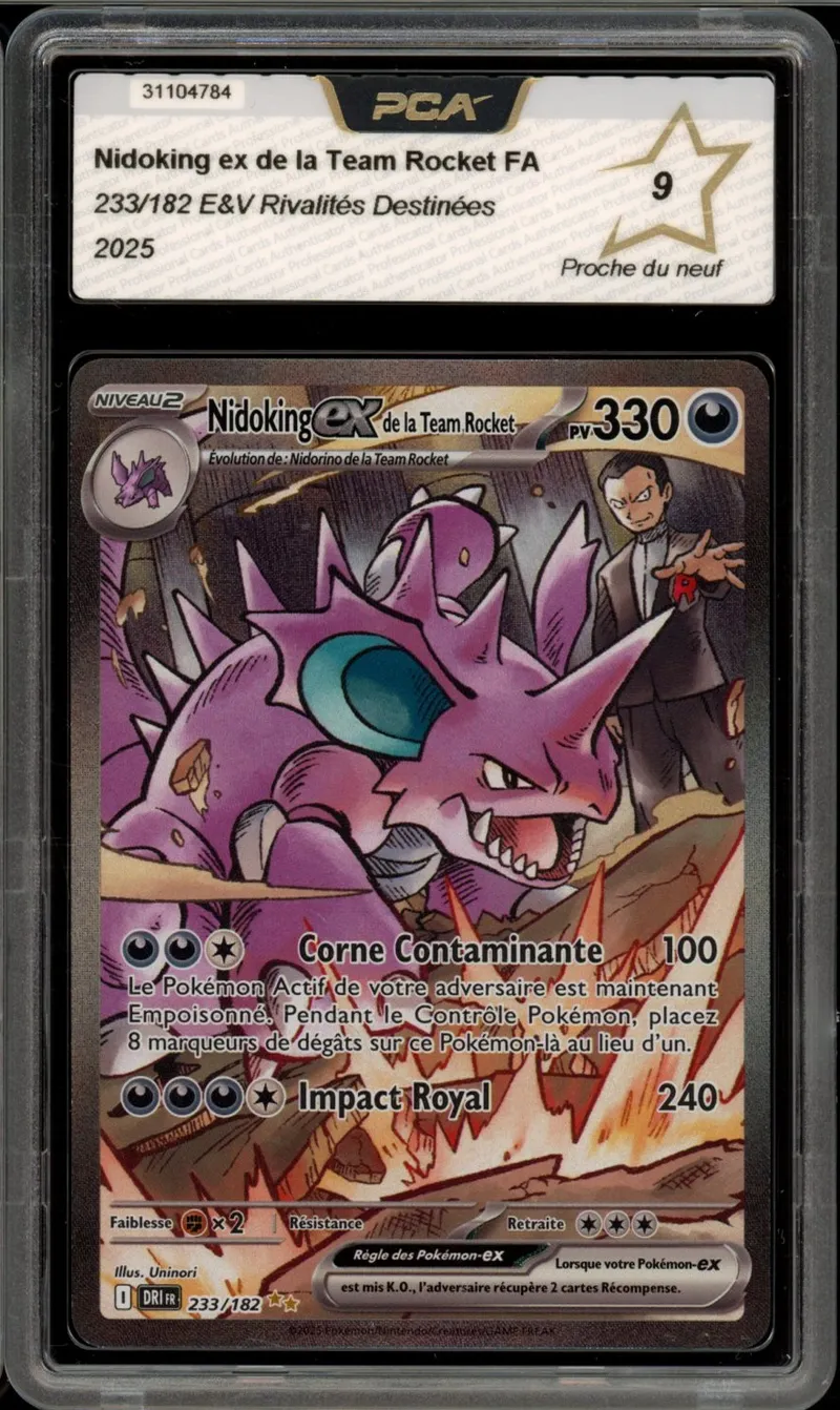 PCA 9 Nidoking Ex de la Team Rocket