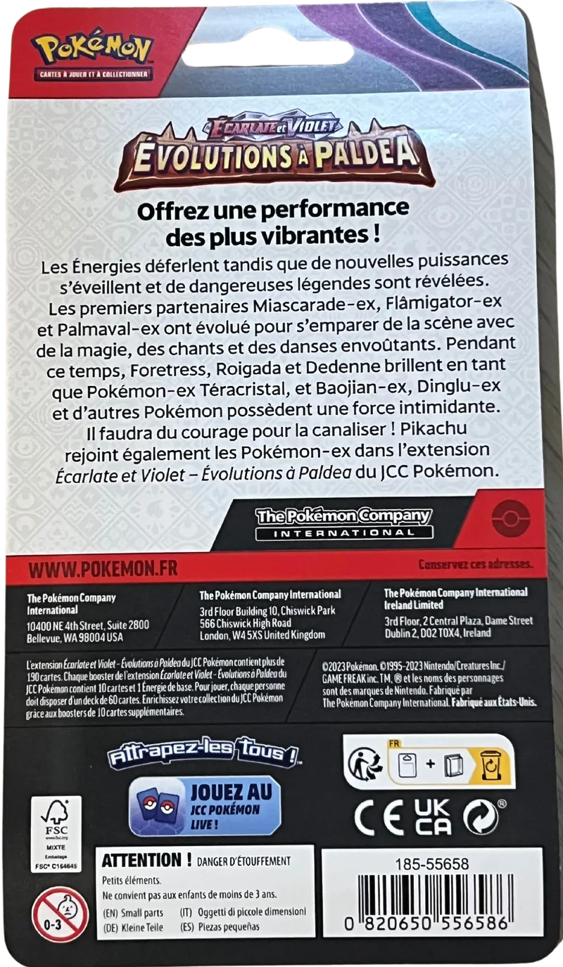 Booster Blister EV2 Evolutions à Paldea