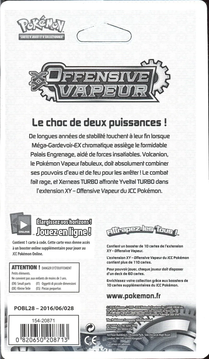 Booster Blister XY Offensive Vapeur