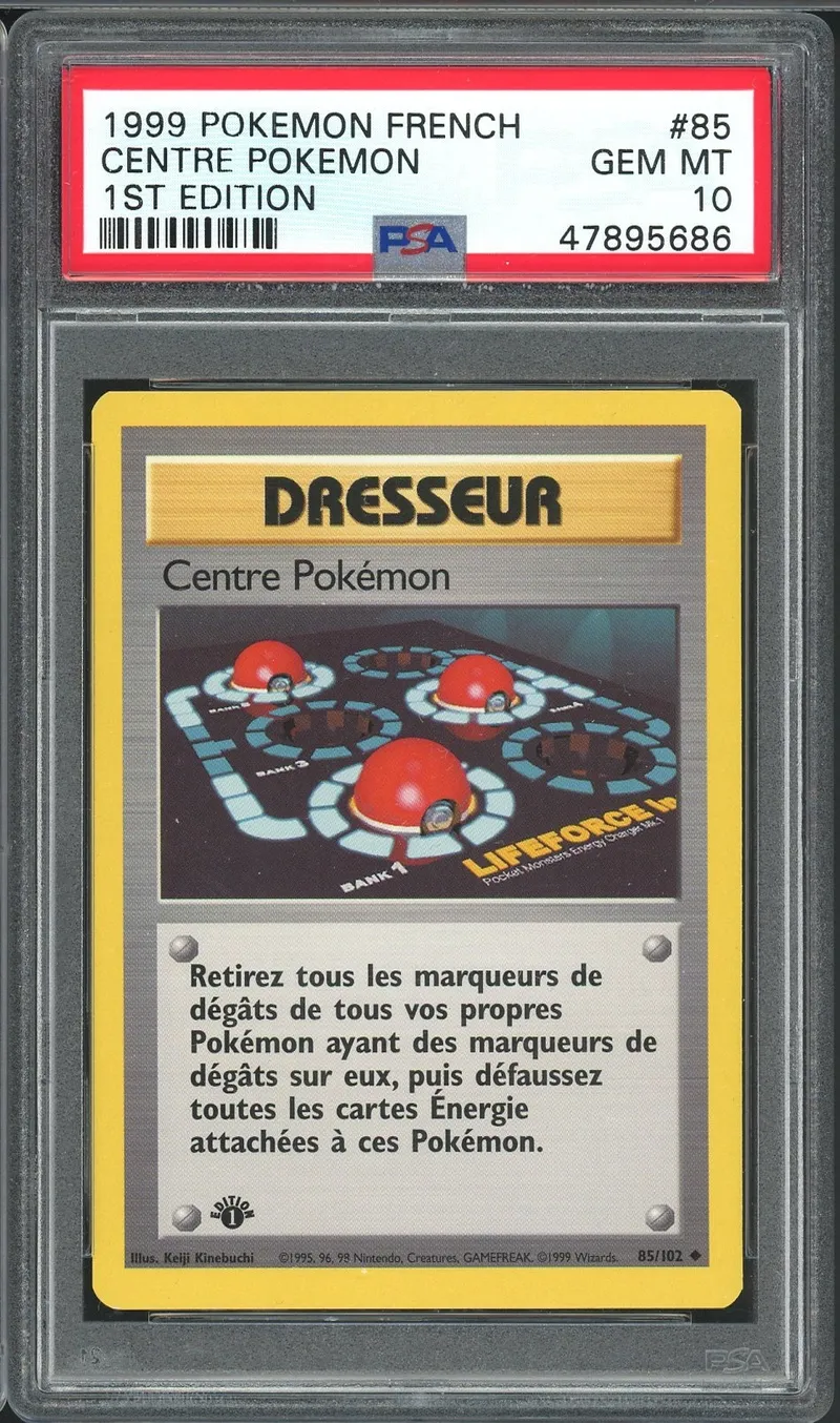 PSA 10 Centre Pokémon