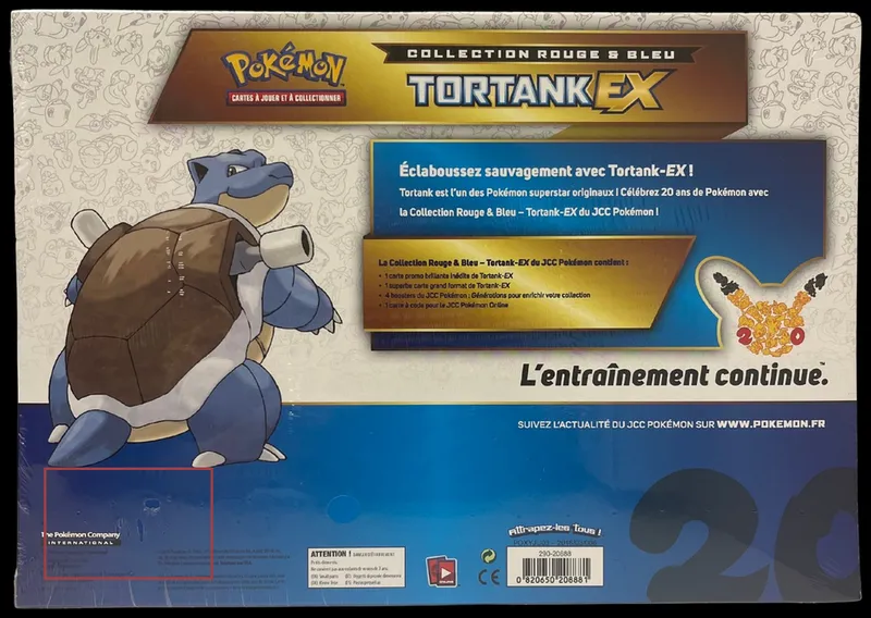 Coffret Collection XY Rouge et Bleu Tortank Ex