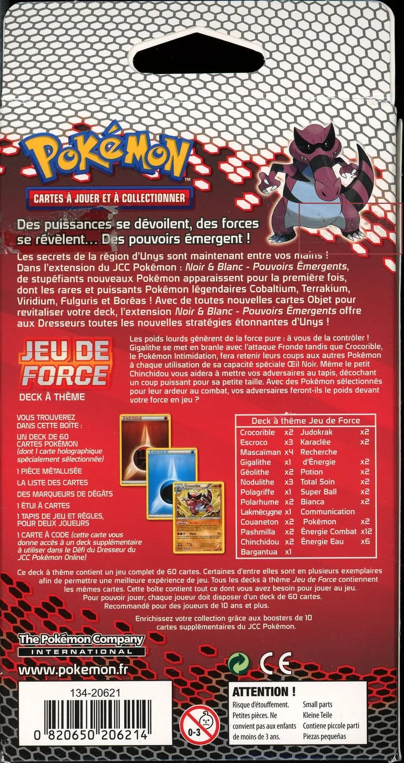 Deck Noir & Blanc Pouvoirs Emergents