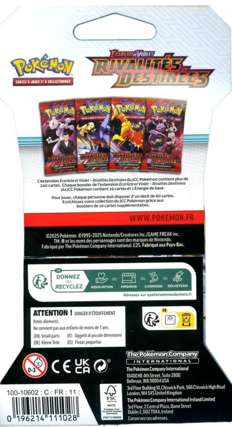 Booster Blister EV10 Rivalités Destinées