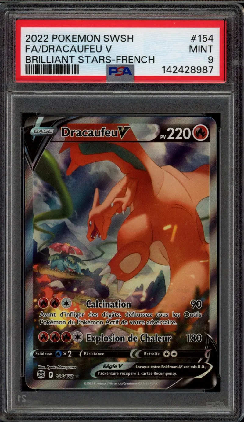 PSA 9 Dracaufeu V