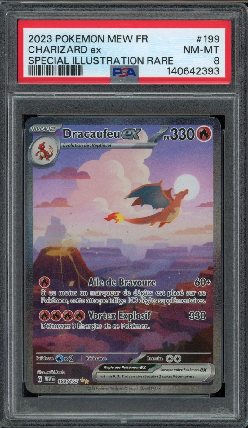 PSA 8 Dracaufeu Ex