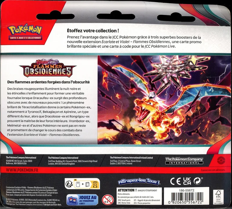 Tripack EV3 Flammes Obsidiennes