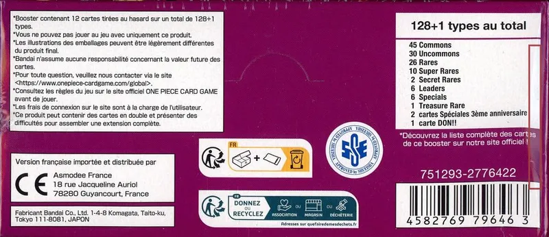 Display OP-11 Des Poings Vifs Comme L'Eclair