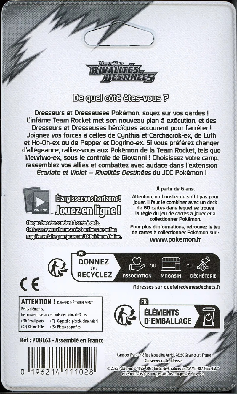 Booster Blister EV10 Rivalités Destinées