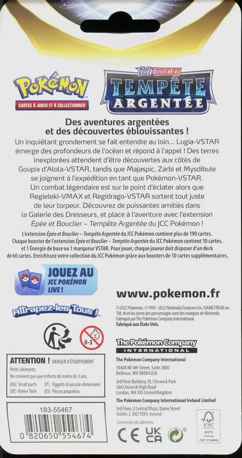 Booster Blister EB12 Tempête Argentée