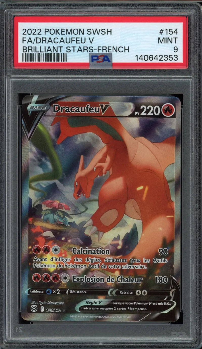 PSA 9 Dracaufeu V