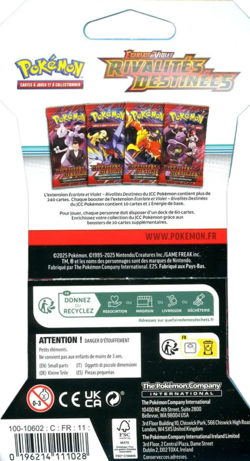 Booster Blister EV10 Rivalités Destinées