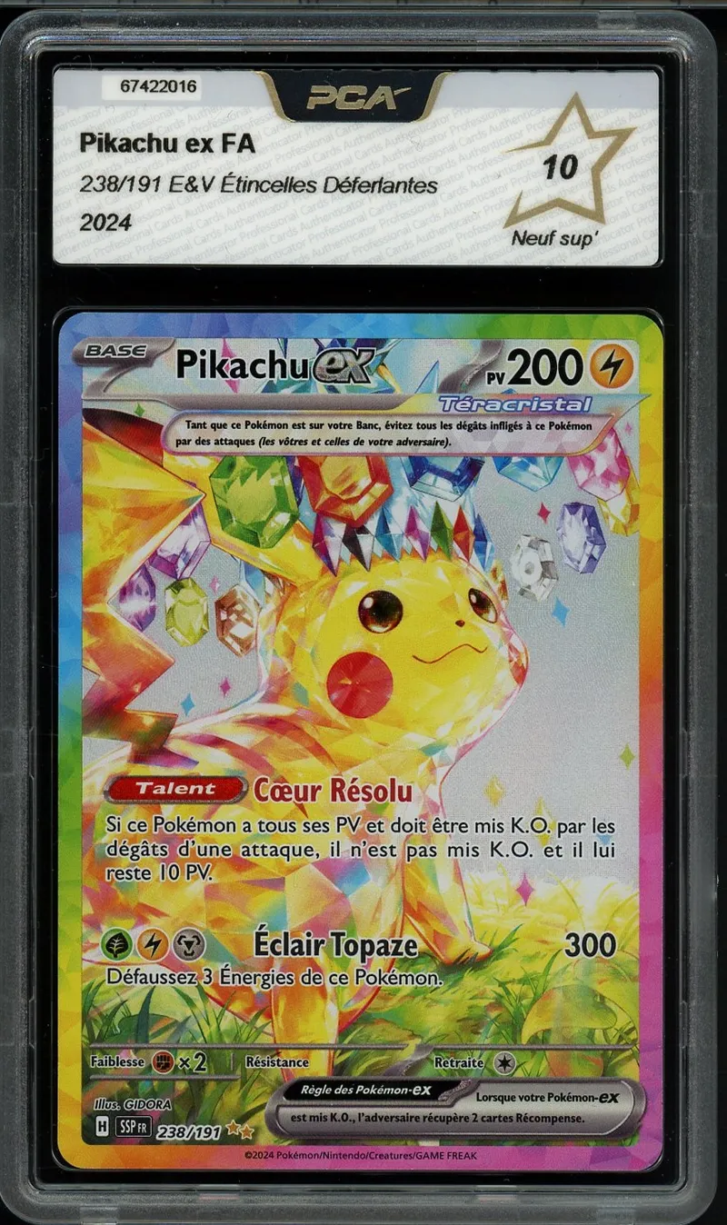 PCA 10 Pikachu Ex