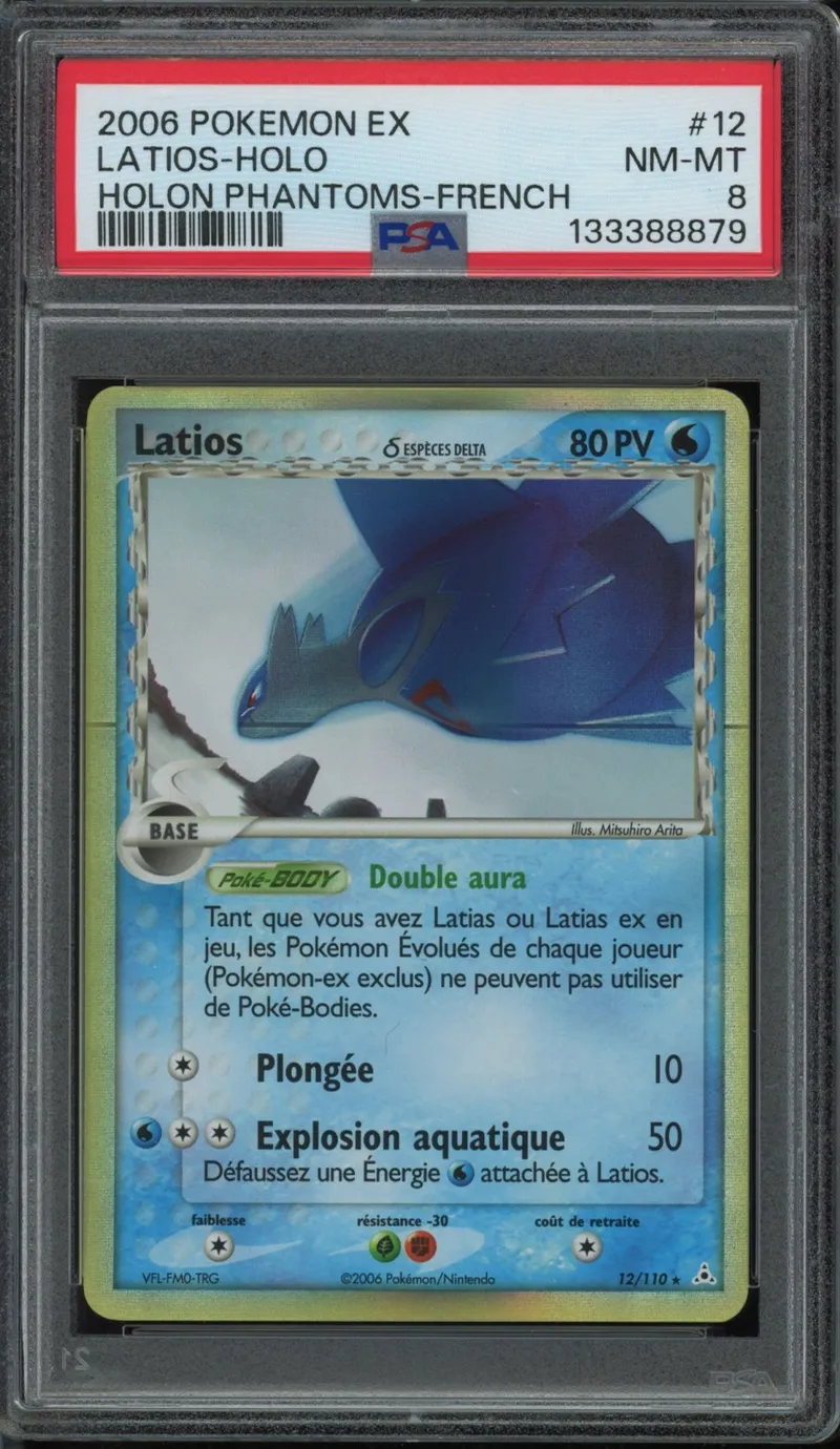PSA 8 Latios Holo