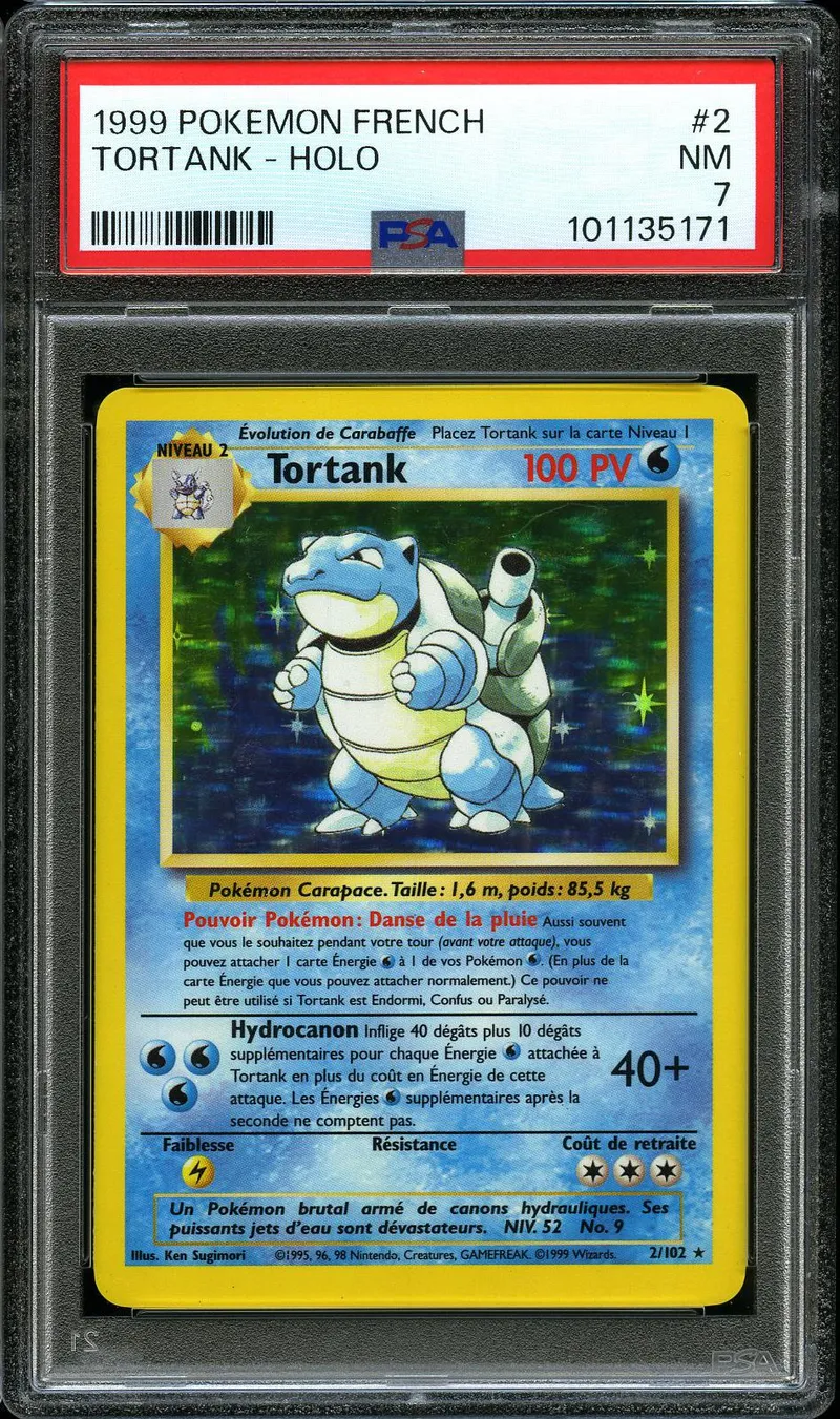 PSA 7 Tortank Holo