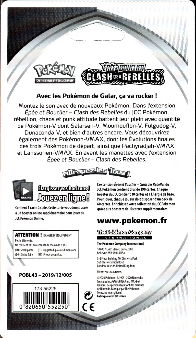 Booster Blister EB2 Clash des Rebelles