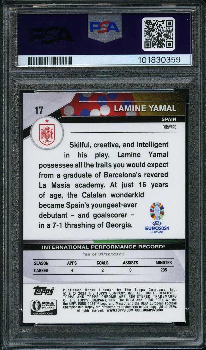 PSA 9 Lamine Yamal
