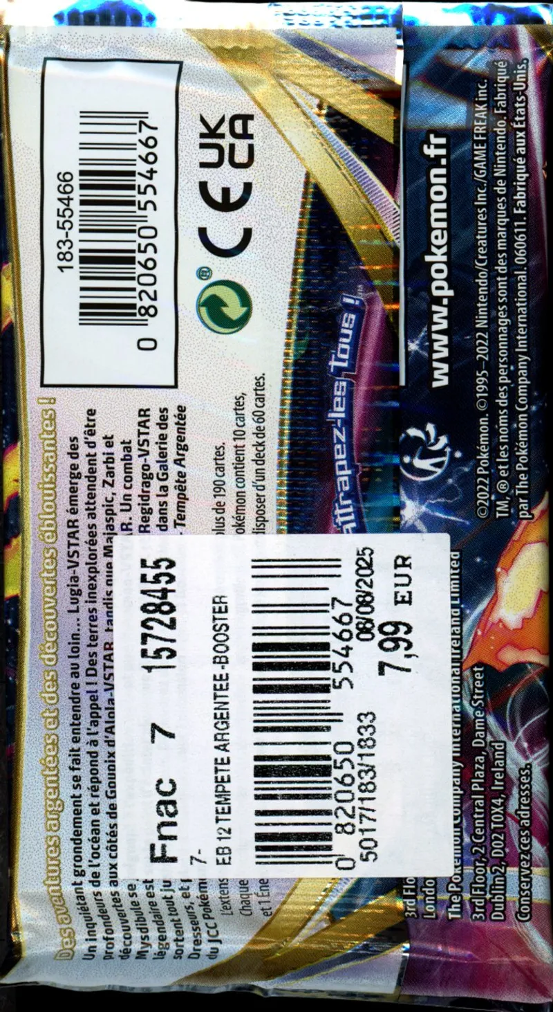 Booster EB12 Tempête Argentée