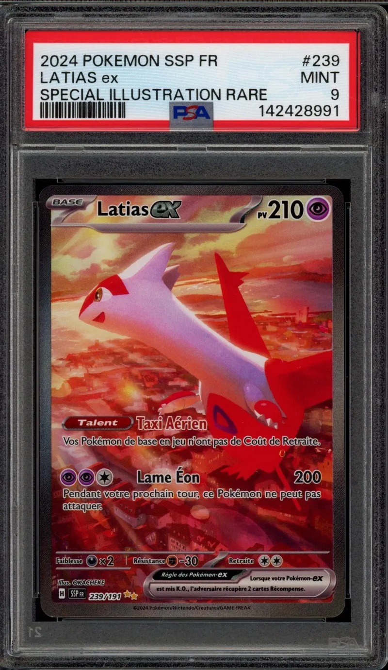 PSA 9 Latias Ex