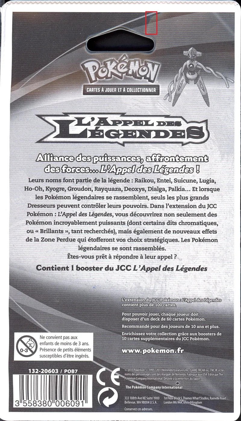 Booster Blister L'appel des Légendes