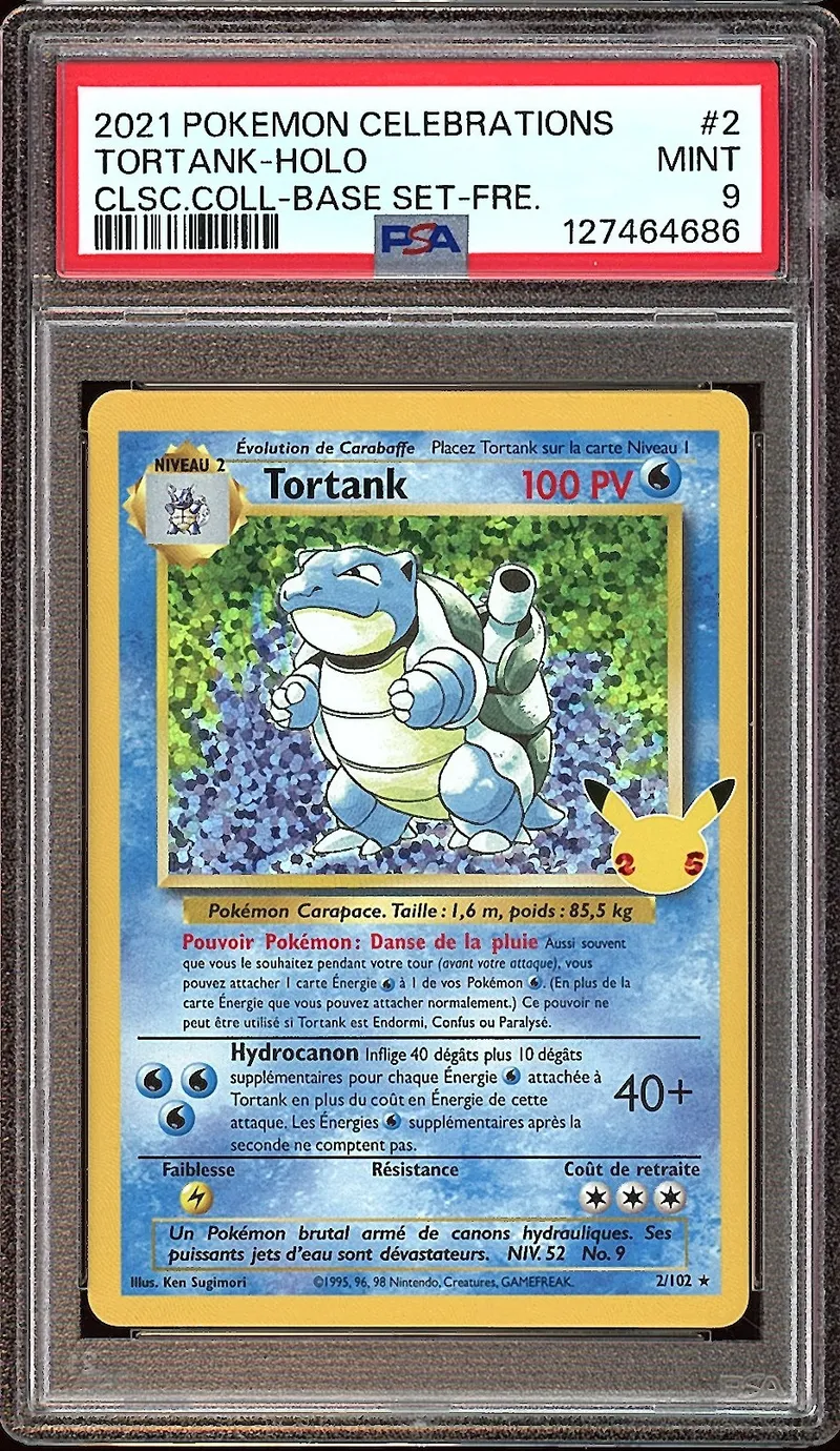 PSA 9 Tortank Holo