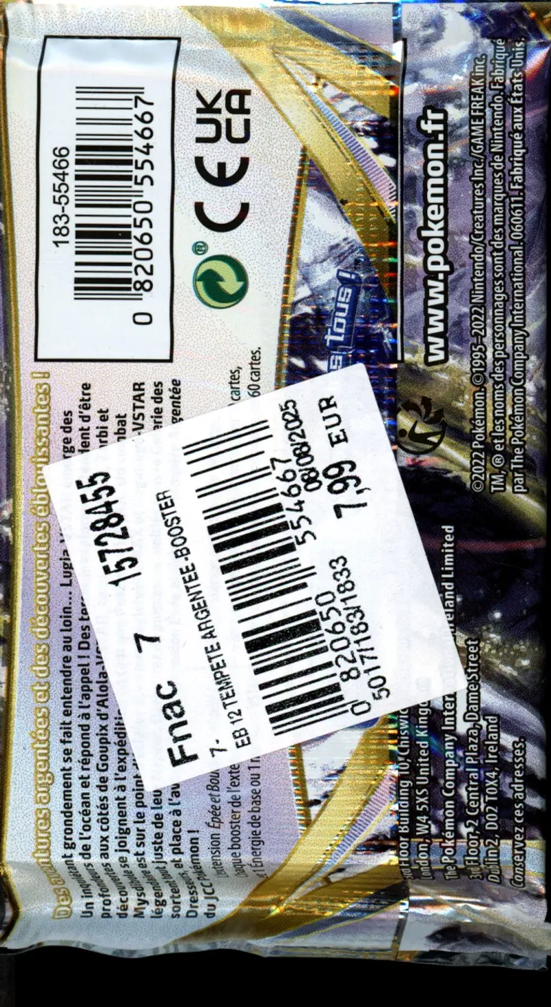 Booster EB12 Tempête Argentée