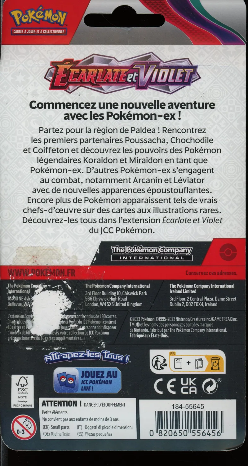 Booster Blister EV1 Ecarlate & Violet