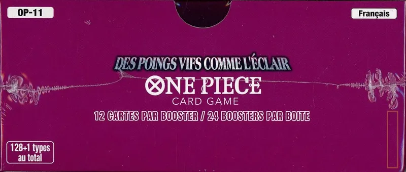 Display OP-11 Des Poings Vifs Comme L'Eclair