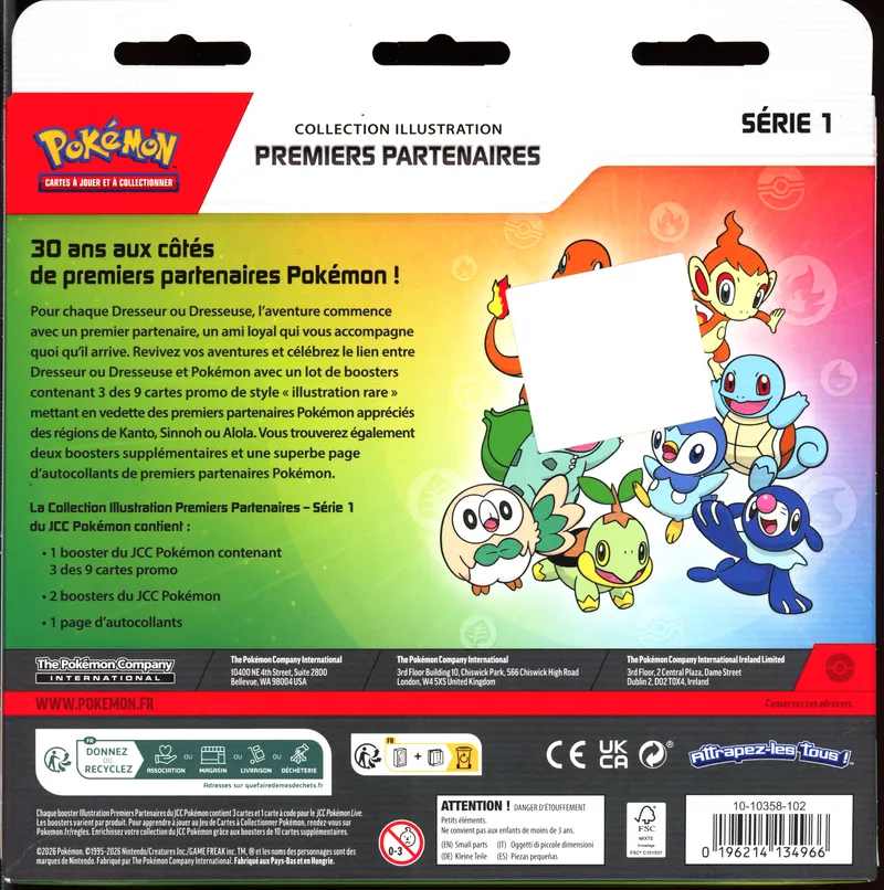 Coffret Collection Illustration Premiers Partenaires