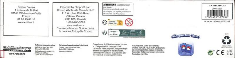 Ensemble de 2 Pokébox Ex