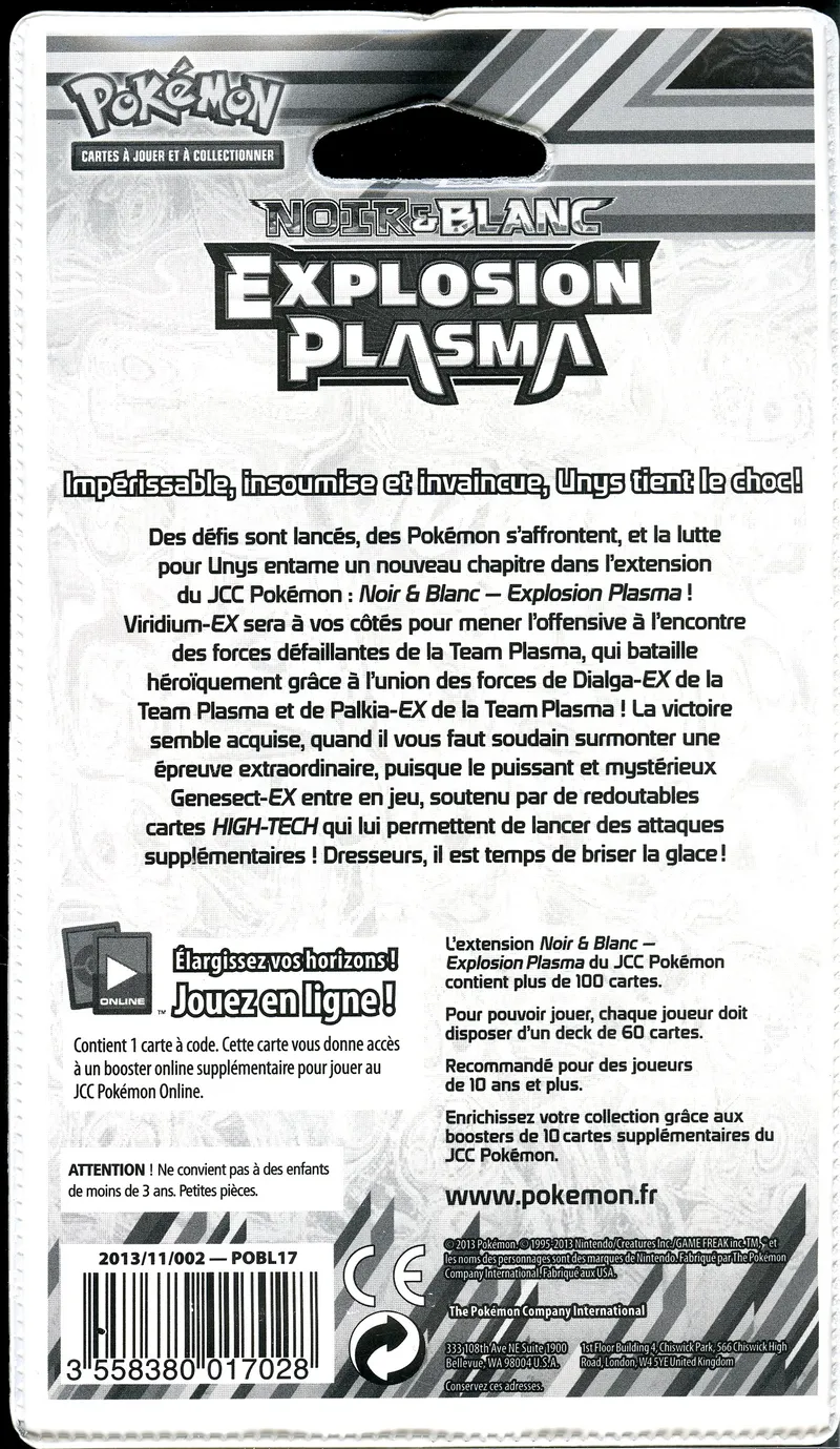 Booster Blister Noir & Banc Explosion Plasma