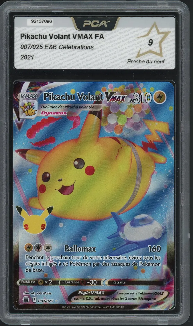 PCA 9 Pikachu Volant VMax